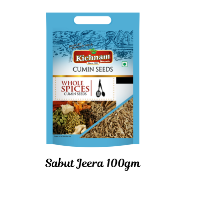 Kichnam Everyday Cooking Essentials Kit - Pack of 5 (Haldi Powder 200gm, Lal Mirch Powder 200gm, Dhania Powder 200gm, Garam Masala Powder 100gm, Sabut (Whole) Jeera 100gm)