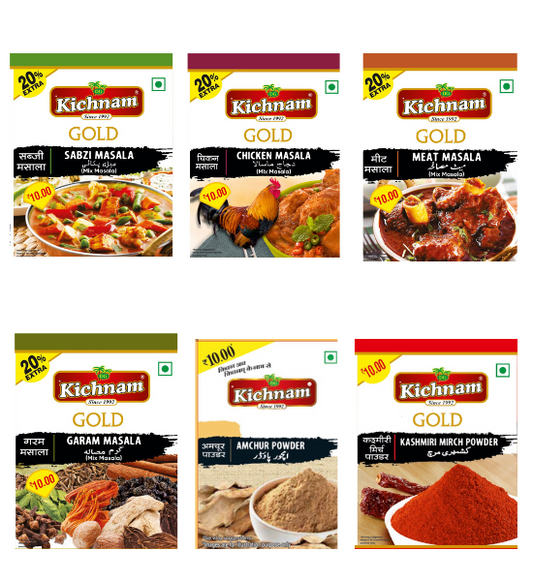 Chotu Pack Bado pe Bhaari- (Select any Spices Pouch combination and make total of 10 Nos.)
